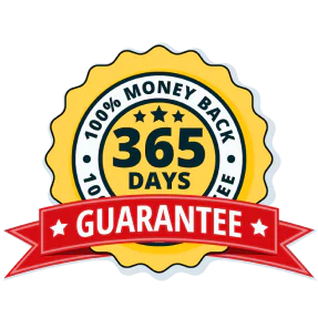 We've also added our 365-day, no-questions-asked money-back guarantee.